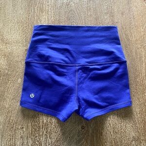 Lululemon Athletica Blue Align Shorts High-Waisted